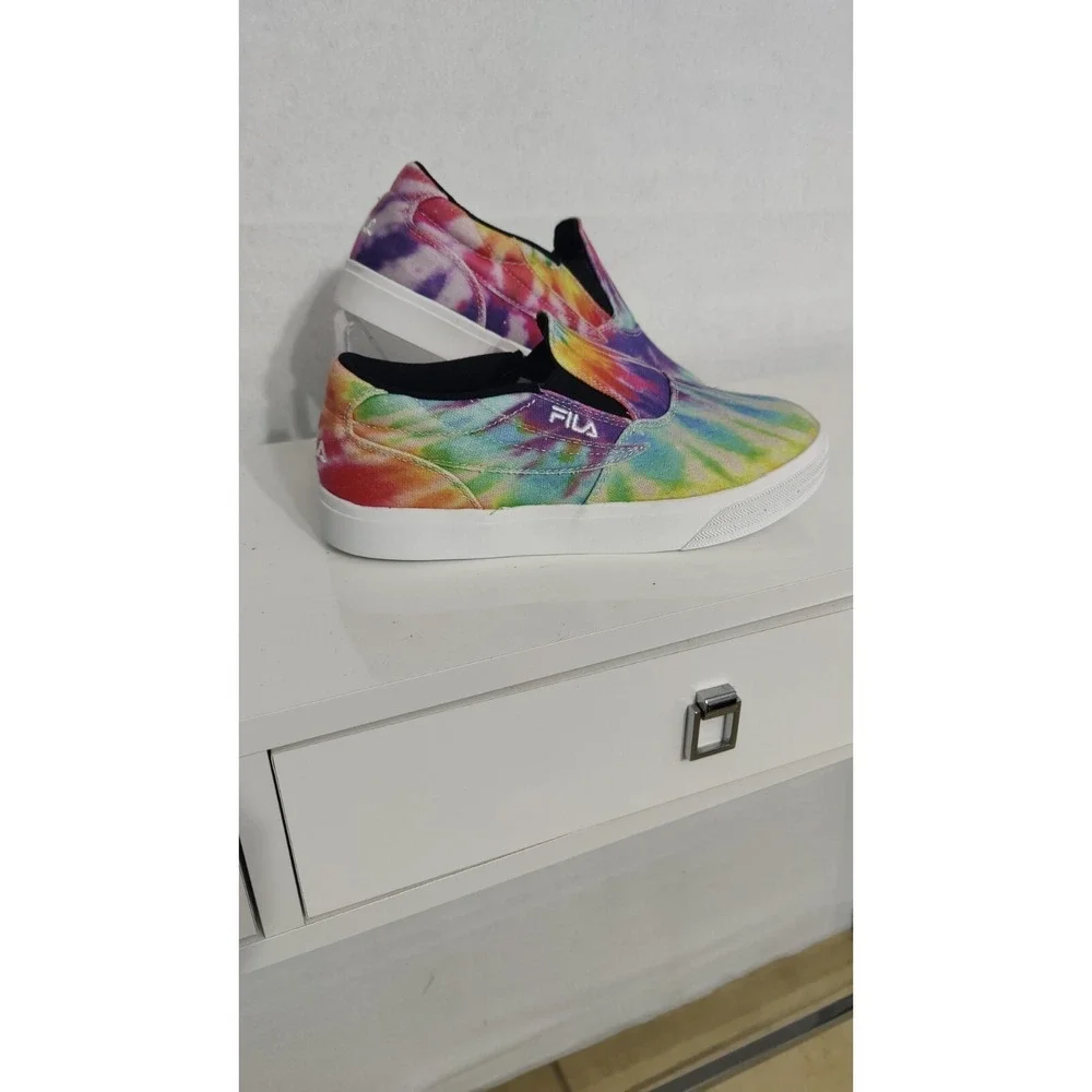 Fila Tie Dye Slip On Size 5 Kids Multicolor